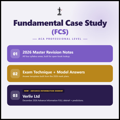 Icaew aca fcs fundamental case - icaew,