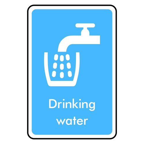 Drinking water sign - sign, sticker